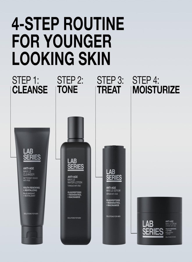 لاب سيريز سيروم لاب سيريز ماكس إل إس للرجال - عناية مضادة لشيخوخة البشرة للرجال - يقلل بشكل ملحوظ من الخطوط الدقيقة والتجاعيد، عبوة إعادة تعبئة 0.91 أونصة - Image 5